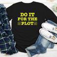 Do It For The PLOT Writer Author Book Journalist Meme Youth Long Sleeve Tee