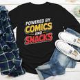 Powered By Comics And Snacks Comic Book Lover Youth Long Sleeve Tee