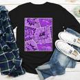 Purple Comic Book Purple Color Graphic Youth Long Sleeve Tee