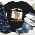 Quiet Girl Loud Imagination Book Lover Bookworm Reader Youth Long Sleeve Tee Quiet Girl Loud Imagination Book Lover Bookworm Reader Youth Long Sleeve Tee