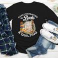 Quilting Sewing Machine Quilter Easily Distracted By Book Youth Long Sleeve Tee