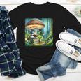 Rabbit Reading Book Under Large Mushroom Easter Bandana Youth Long Sleeve Tee
