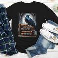 Raven On A Stack Of Books Wisdom Of Odin Youth Long Sleeve Tee Raven On A Stack Of Books Wisdom Of Odin Youth Long Sleeve Tee