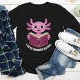 I Read Banned Books Axolotl Reading Youth Long Sleeve Tee