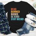 Read Banned Books Be Kind Stay Weird Youth Long Sleeve Tee