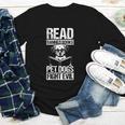 Read Banned Books PET DOGS FIGHT EVIL Read Banned Books Dog Youth Long Sleeve Tee