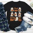 Read Boo KS Read More Bo KS Cute Ghost Reading Book Youth Long Sleeve Tee