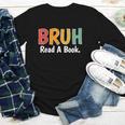 Read A Book Bruh English Teacher Reading Read A Book Youth Long Sleeve Tee