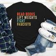 Read Books Lift Weights Fight Fascists Reading Youth Long Sleeve Tee