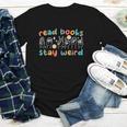 Read Books Stay Weird Sign Language ASL Teacher Book Lover Youth Long Sleeve Tee