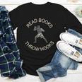 Read Books Throw Hooks Boxing Literacy Shirt Youth Long Sleeve Tee