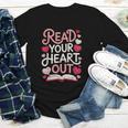 Read Your Cute Heart Out Teacher Librarian Love Reading Book Youth Long Sleeve Tee Read Your Cute Heart Out Teacher Librarian Love Reading Book Youth Long Sleeve Tee