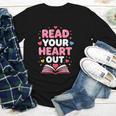 Read Your Heart Out Valentine Reading Book For Kid Teacher Youth Long Sleeve Tee Read Your Heart Out Valentine Reading Book For Kid Teacher Youth Long Sleeve Tee