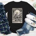 Read In Peace Skeleton Book Lover Bookworm Book Youth Long Sleeve Tee