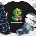 Readasaurus Reading Dinosaur Book Reader Bookworm Youth Long Sleeve Tee Readasaurus Reading Dinosaur Book Reader Bookworm Youth Long Sleeve Tee