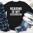 Reading Is My Favorite Sport Book Lover Reader Youth Long Sleeve Tee