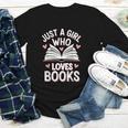 Reading Just A Girl Who Loves Books Youth Long Sleeve Tee