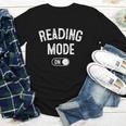 Reading Mode On Book Lover Librarian Teacher Youth Long Sleeve Tee