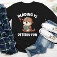 Reading Is Otterly Fun Otter Bookworm Book Lover Librarian Youth Long Sleeve Tee Reading Is Otterly Fun Otter Bookworm Book Lover Librarian Youth Long Sleeve Tee