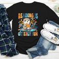 Reading Is Otterly Fun Sea Otter Book Lover Bookworm Youth Long Sleeve Tee