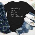 Reading Is a Right Not a Privilege Banned Books Youth Long Sleeve Tee Reading Is a Right Not a Privilege Banned Books Youth Long Sleeve Tee