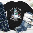 Reading Snowman So Many Books Christmas Books Readers Youth Long Sleeve Tee