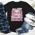 Readsalotl Axolotl Reading Book Bookworm Youth Long Sleeve Tee
