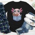Readsalotl Axolotl Reading Book Lover Reading Pocket Axolotl Youth Long Sleeve Tee Readsalotl Axolotl Reading Book Lover Reading Pocket Axolotl Youth Long Sleeve Tee