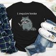 i Require Books Raccoon Youth Long Sleeve Tee