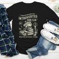Retro Proud Anti Social Member Of Introverted Book Club Youth Long Sleeve Tee Retro Proud Anti Social Member Of Introverted Book Club Youth Long Sleeve Tee