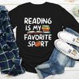 Retro Reading Is My Favorite Sport Football World Book Day Youth Long Sleeve Tee