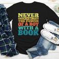 Retro Never Underestimate The Power Of a Boy With a Book Youth Long Sleeve Tee