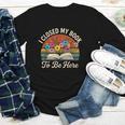 Retro Vintage Book Lover Reading I Closed My Book To Be Here Youth Long Sleeve Tee