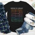 Return To Library Card Book Due Date Bookish Reading Youth Long Sleeve Tee