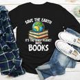 Save The Earth It’s The Only Planet With Books Youth Long Sleeve Tee