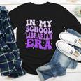 In My School Librarian Era Groovy Back To School Book Lover Youth Long Sleeve Tee