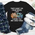 Sewing Reading Books Drinking Tea Sew Sewist Youth Long Sleeve Tee