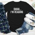 Shhh I'm Reading Book Lover Bookish Read Lover Outfit Youth Long Sleeve Tee