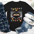 Skeleton Heart Read Reading Book Librarian Halloween Women Youth Long Sleeve Tee