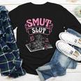 SMUT Slut Provocative Literature Book Club Book Reading Youth Long Sleeve Tee
