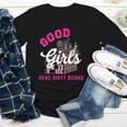 Smutty Book Merch Good Girls Read Dirty Books Smut Readers Youth Long Sleeve Tee