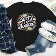 Sorry i Am Booked Reading Read Books Reader Nerd Youth Long Sleeve Tee