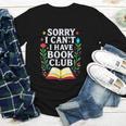 Sorry I Can't I Have Book Club Youth Long Sleeve Tee Sorry I Can't I Have Book Club Youth Long Sleeve Tee