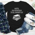 Sorry I'm All Booked Up Book Lover Librarian And Teacher Youth Long Sleeve Tee Sorry I'm All Booked Up Book Lover Librarian And Teacher Youth Long Sleeve Tee