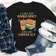 Spicy Books And Iced Coffee Book Lover Smut Reader Youth Long Sleeve Tee Spicy Books And Iced Coffee Book Lover Smut Reader Youth Long Sleeve Tee