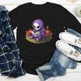 Spooky Grim Reaper Reading A Book Cute Creepy Halloween Youth Long Sleeve Tee Spooky Grim Reaper Reading A Book Cute Creepy Halloween Youth Long Sleeve Tee