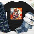 Squirrel Reading Comic Book On Autumn Branch Glasses Leaves Youth Long Sleeve Tee Squirrel Reading Comic Book On Autumn Branch Glasses Leaves Youth Long Sleeve Tee