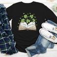 St Patricks Day Book Lover Librarian Reading Saint Pattys Youth Long Sleeve Tee