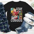 Stay Curious Monkey Reading Book Lover Bookworm Youth Long Sleeve Tee Stay Curious Monkey Reading Book Lover Bookworm Youth Long Sleeve Tee