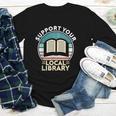 Support Your Local Library Book Lovers Youth Long Sleeve Tee